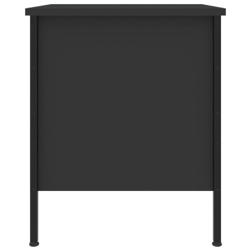 Noptiere, 2 buc., negru, 40x42x50 cm, lemn compozit - Img 7