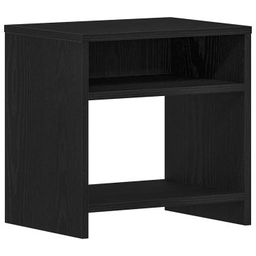 Noptiere 2 buc stejar negru 40x30x40 cm lemn de stratificat - Img 8