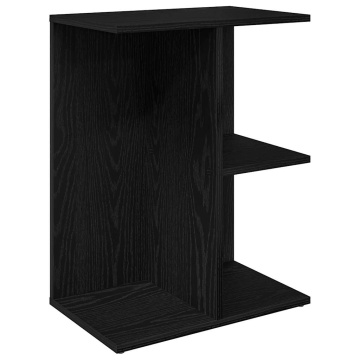 Noptiere 2 buc Stejar negru 46,5x29x61 cm Lemn prelucrat - Img 4
