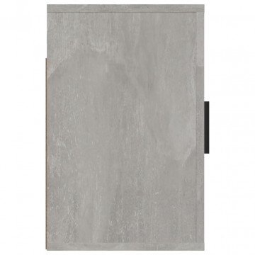 Noptiere de perete, 2 buc., gri beton, 50x30x47 cm - Img 7