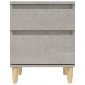 Noptiere, gri beton, 40x35x50 cm - Img 8