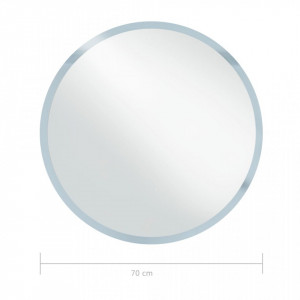 Oglindă cu LED de baie, 70 cm - Img 6