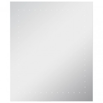 Oglindă cu LED de perete pentru baie, 50 x 60 cm - Img 2