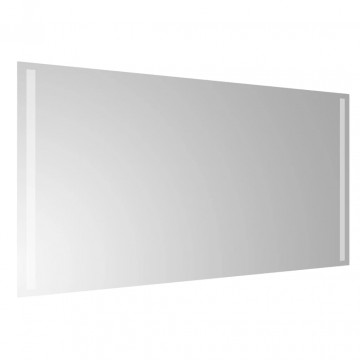 Oglinda de baie cu LED, 50x100 cm - Img 3