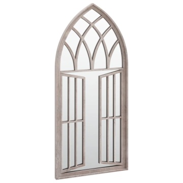 Oglindă de grădină, nisipiu, 100x45 cm, fier, uz exterior - Img 3