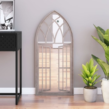 Oglindă,nisip, 100x45 cm,fier, pentru utilizare în interior - Img 1