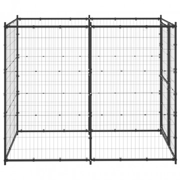 Padoc pentru câini de exterior, 110x220x180 cm, oțel - Img 2