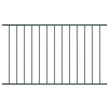 Panou de gard, antracit, 1,7x0,75 m, oțel vopsit electrostatic - Img 1