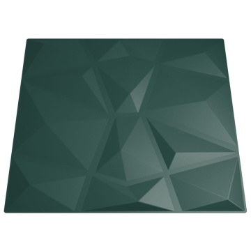 Panouri de perete 48 buc. verde 50x50 cm XPS 12 m² diamant - Img 5