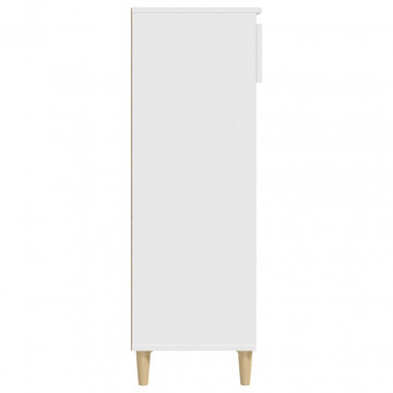 Pantofar, alb, 40x36x105 cm, lemn compozit - Img 8