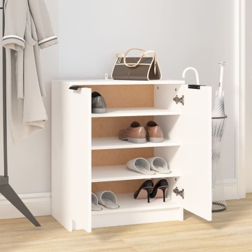 Pantofar, alb, 59x35x70 cm, lemn prelucrat - Img 5
