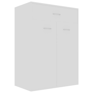 Pantofar, alb, 60x35x84 cm, lemn prelucrat - Img 2