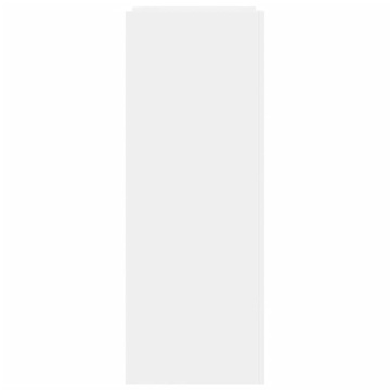 Pantofar, alb, 74,5x37,5x100 cm, lemn prelucrat - Img 8
