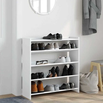 Pantofar, alb, 80x25x81 cm, lemn prelucrat - Img 3