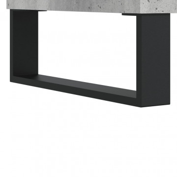 Pantofar, gri beton, 102x36x60 cm, lemn prelucrat - Img 7