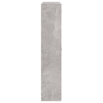 Pantofar, gri beton, 59x17x81 cm, lemn compozit - Img 2