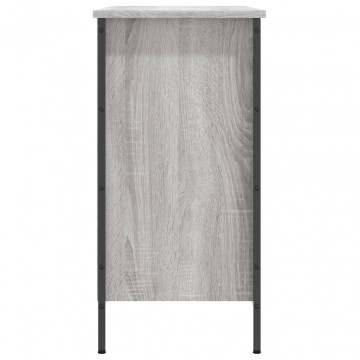Pantofar, gri sonoma, 100x35x70 cm, lemn compozit - Img 8