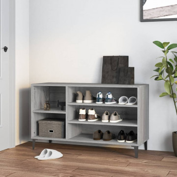 Pantofar, gri sonoma, 102x36x60 cm, lemn prelucrat - Img 1