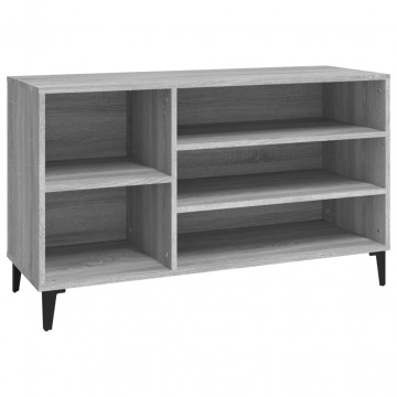 Pantofar, gri sonoma, 102x36x60 cm, lemn prelucrat - Img 2