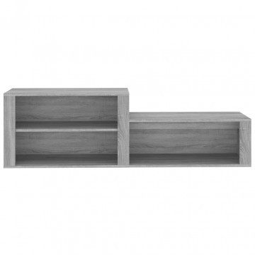 Pantofar, gri sonoma, 150x35x45 cm, lemn prelucrat - Img 8