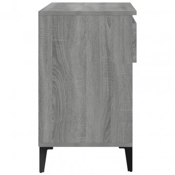 Pantofar, gri sonoma, 70x36x60 cm, lemn prelucrat - Img 7