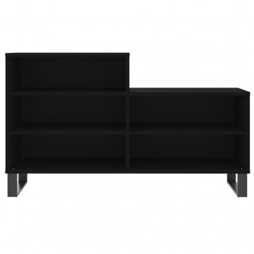 Pantofar, negru, 102x36x60 cm, lemn compozit - Img 4