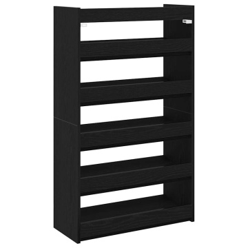 Pantofar, negru, 60x25x100 cm, lemn prelucrat - Img 5