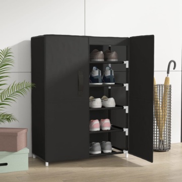 Pantofar, negru, 60x28x90 cm, material textil - Img 1