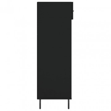 Pantofar, negru, 60x35x105 cm, lemn compozit - Img 6