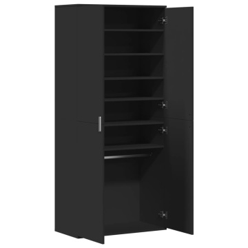 Pantofar, negru, 80 x 39 x 178 cm, PAL - Img 6