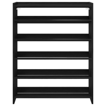 Pantofar, negru, 80x25x100 cm, lemn prelucrat - Img 4
