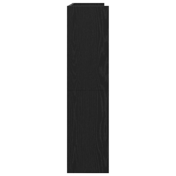 Pantofar, negru, 80x25x100 cm, lemn prelucrat - Img 8