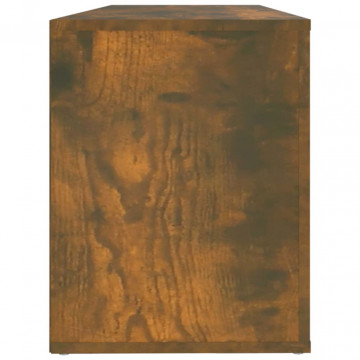 Pantofar, stejar fumuriu, 100x35x45 cm, lemn prelucrat - Img 5