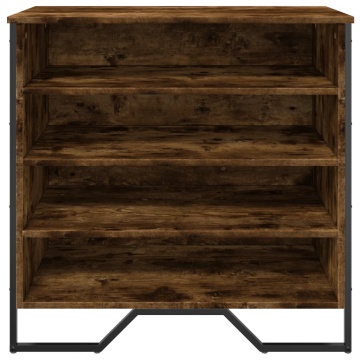Pantofar, stejar fumuriu, 80x38x78 cm, lemn compozit - Img 4