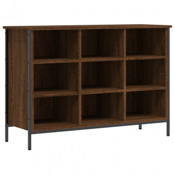 Pantofar, stejar maro, 100x35x70 cm, lemn compozit - Img 2