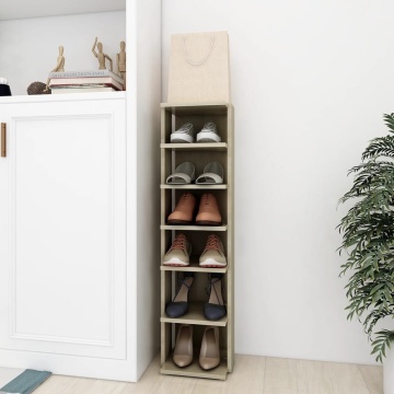 Pantofar, stejar sonoma, 27,5x27x102 cm, lemn prelucrat - Img 1