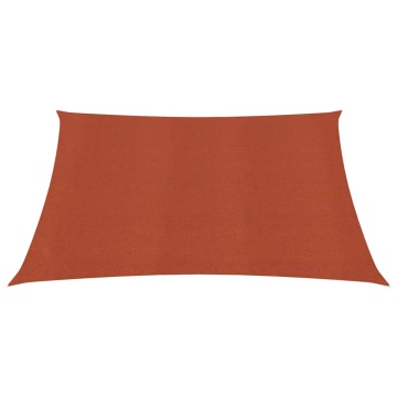 Pânză parasolar, cărămiziu, 2x2,5 m, HDPE, 160 g/m² - Img 2
