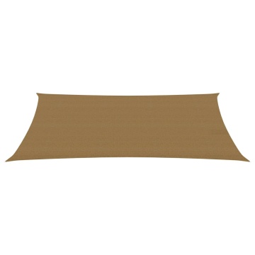 Pânză parasolar, taupe, 2x5 m, HDPE, 160 g/m² - Img 2