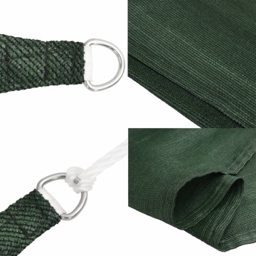 Pânză parasolar, verde închis, 2,5x3,5 m, HDPE, 160 g/m² - Img 6
