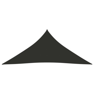 Parasolar, antracit, 4x5x5 m, țesătură oxford, triunghiular - Img 3