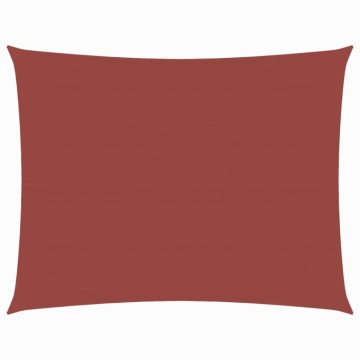 Parasolar, cărămiziu, 2,5x4 m, țesătură oxford, dreptunghiular - Img 2