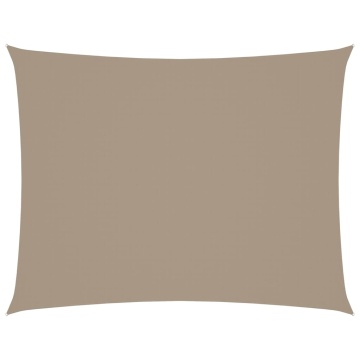 Parasolar, gri taupe, 2x3 m, țesătură oxford, dreptunghiular - Img 2
