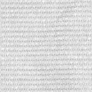 Paravan de balcon, alb, 120x400 cm, HDPE - Img 2