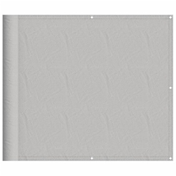 Paravan de balcon gri deschis 90x500 cm 100% poliester oxford - Img 2