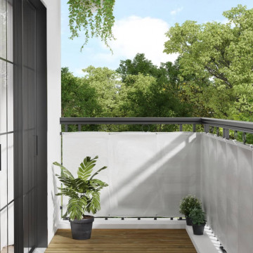 Paravan de balcon gri deschis 90x500 cm 100% poliester oxford - Img 1