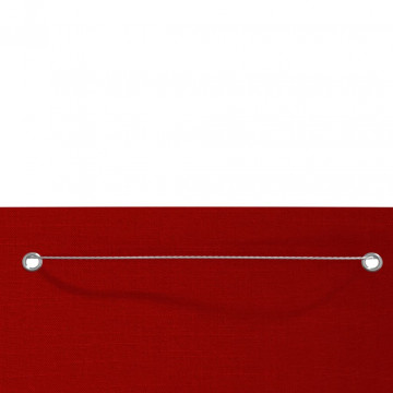 Paravan de balcon, roșu, 140 x 240 cm, țesătură oxford - Img 3