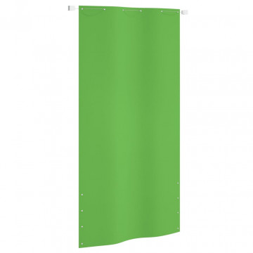 Paravan de balcon, verde deschis, 120x240 cm, țesătură oxford - Img 1