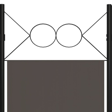 Paravan de cameră cu 4 panouri, antracit, 160x180 cm - Img 6