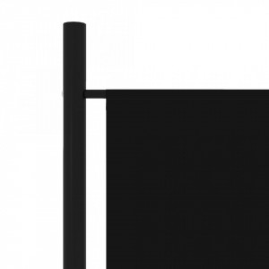 Paravan de cameră cu 6 panouri, negru, 300 x 180 cm - Img 6