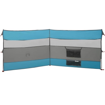 Paravan de camping, albastru, 340x130 cm, impermeabil - Img 5